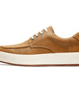 Men’s Lace-Up Platform Sneakers - Pigskin & Breathable Casual Kicks