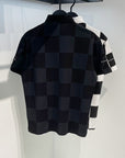 Polo classique à carreaux pour homme - 100 % coton, essentiel pour l'été (carreaux noirs et blancs, S-XXL)