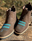 Bottes Martin en daim vintage pour hommes