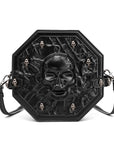 ⚰️ Gothic Coffin Crossbody Bag – Darkly Elegant & Functional