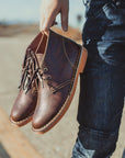 Herren Low Top Martin Stiefel aus echtem Rindsleder