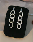 925 Silver Freshwater Pearl Earrings - Dainty Flat Round Studs
