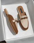 Women’s Closed-Toe Half Slippers – Casual Comfort with Chic Simplicity