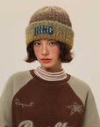 Women’s Wool Blend Vintage Gradient Knitted Hat – Cozy Warmth with Retro Charm