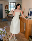 Pure Milk Sweet Skirt Tube Top Dress Women