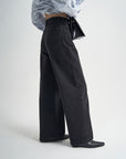Black Straight Jeans High Waist