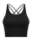 Backless Fitness Bra Small Suspenders Solid Color