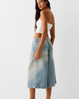 Women’s Low Waist Loose Denim Cropped Pants - Polyester Wide Leg Trousers (XS-3XL, Blue/Grey/Light Blue/Black) Casual Streetwear