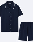 Men’s Business-Casual Sweater Two-Piece Set – Effortless Style & Comfort