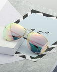 Lunettes de soleil dégradées tendance pour femmes – Lunettes de sport ovales et élégantes (16 couleurs disponibles)