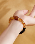 Women’s Natural Obsidian Bracelet – Elegant Style with Spiritual Energy