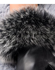 Women’s Sheepskin Fleece-Lined Gloves – Winter Warmth & Softness