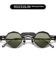 Round Frame Shaped Sunglasses Double Layer women