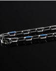 Men’s Sterling Silver Cuban Chain Necklace - 925 Silver Lightning Rope Necklace (50cm/55cm, Non-Tarnish, Hypoallergenic)