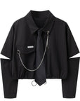 Women's Shirt & Trouser Set - Princess Sleeve Two-Piece
