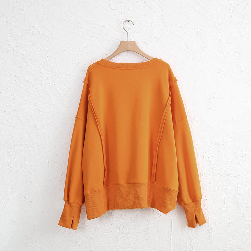 WOMEN   Oversized Cotton Sweater – Effortless Everyday Comfort