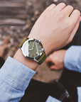 Men’s Business Retro Automatic Mechanical Watch – Genuine Leather Strap Classic Timepiece