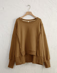 WOMEN Oversized Cotton Sweater – Effortless Everyday Comfort