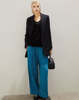 Women’s Wool Suit Jacket – Classic Blazer for Work & Style