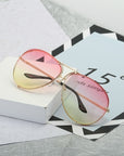 Lunettes de soleil dégradées tendance pour femmes – Lunettes de sport ovales et élégantes (16 couleurs disponibles)