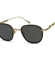 🕶️ Polarized Titanium Polygon Sunglasses – Retro-Futuristic Vision