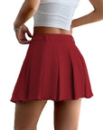 🦋 Y2K Hot Girl Mini Skirt - High-Waisted Pleated Tennis Skirt