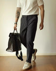 👖 Business Men’s Slim-Fit Cropped Pants – Smart Comfort for Work & Beyond
