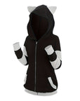 Women’s Thickened Cat Ear Zipper Hoodie – Playful Comfort Meets Cozy Streetwear