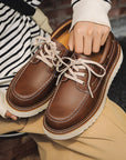 Chaussures Marker pour homme – Cuir de vachette double couche de qualité supérieure (adaptées à l'extérieur)