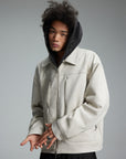 ✈️ Men’s Classic Bomber Jacket – Lightweight Polyester | Gray Versatility | Sizes M-XXL
