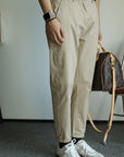 👖 Business Men’s Slim-Fit Cropped Pants – Smart Comfort for Work & Beyond