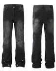 š¤ Klassische Slim Fit Jeans für Herren ā Premium Black Denim (mittlere Taille, Micro-Stretch)