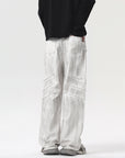 Men's Retro White Jeans – Classic & Timeless