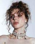 💎 Three-Layer Pearl Collarbone Chain – Delicate Elegance