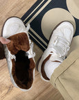 White / Green Women's Board Shoes