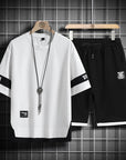 The Elevated Essentials: Men’s Waffle-Knit Lounge Set