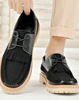 Men’s Genuine Leather Shoes - Suede & Leather Low-Heel Loaf