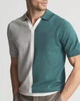 Men's Striped Casual Pullover - European & American Style Asymmetric Short Sleeve Shirt (M-XXXL) - Polyester Blend Summer Top