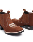 Bottes Martin en daim vintage pour hommes