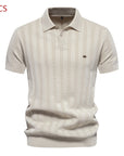 Men’s Lapel Casual Shirt - Loose Fit Viscose Top (White-Apricot/Light Gray/Black/Khaki) Zipper Detail Streetwear Blouse