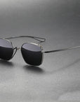 🕶️Lunettes de soleil polarisées en titane – Aviateurs ultra-légers