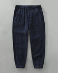 Men’s Pure Linen Loose Casual Cropped Pants – Lightweight Summer Comfort
