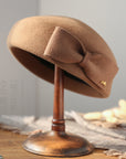 🎀 Béret en laine de style coréen - Silhouette dôme chic