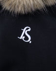 🌟 American Retro Short Fur Collar Detachable Hoodie Coat – Streetwear Cool with a Retro Edge