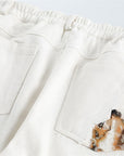 Men's Color-Block Denim Pants - Straight Leg Streetwear Jeans
