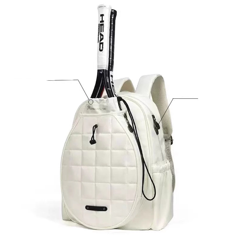 ๐พ Tennis & Badminton Backpack โ Premium Nylon Sports Bag (Holds 2-3 Rackets) โ Gym & Court Essential
