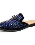 🔥 Men's Premium Leather-Look Sandals - Fashion Minimalist Design (Black/Blue, Brown/Gold, White/Grey)
