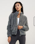 Plüschmantel Damen Verdickt Warm