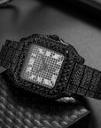 Diamant-Quarz-Armbanduhr