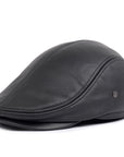 Men’s Leather Hat – Classic Winter Style with Casual Elegance